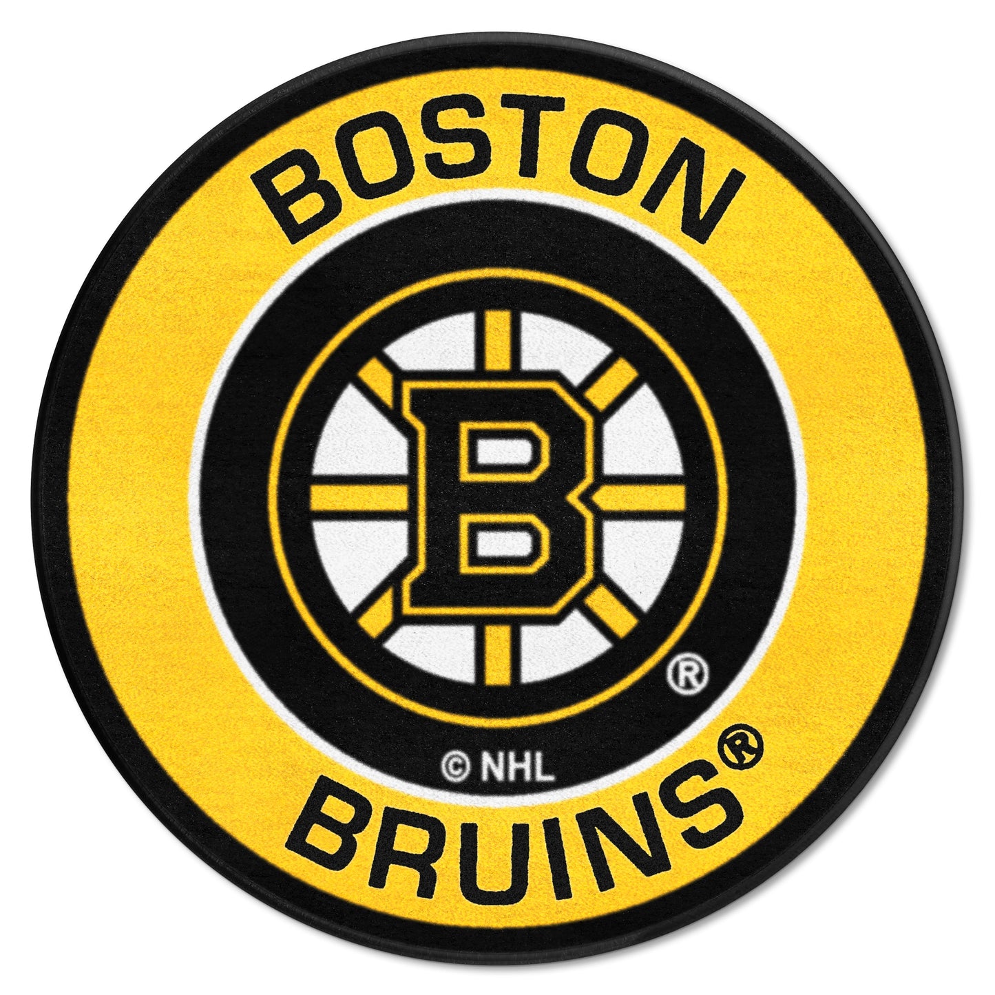 Boston Bruins Roundel Rug - 27in. Diameter