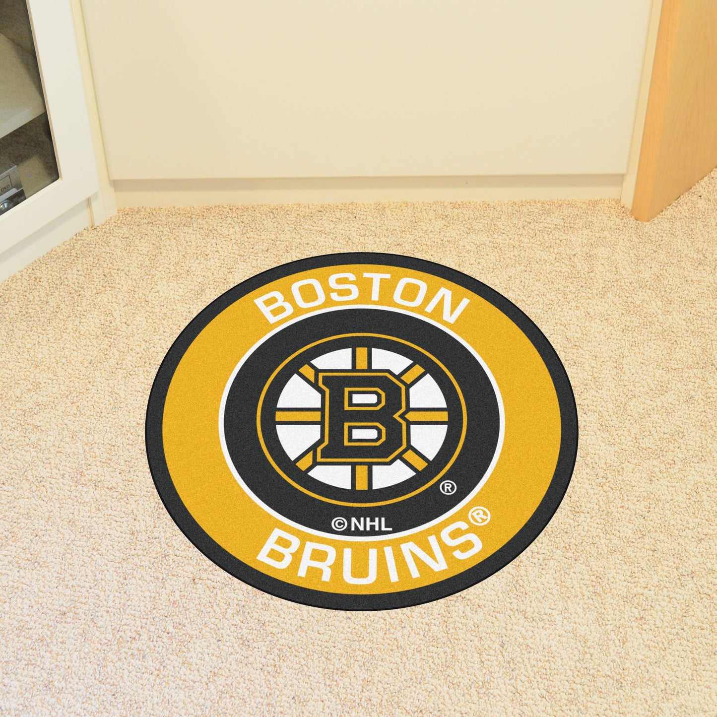 Boston Bruins Roundel Rug - 27in. Diameter