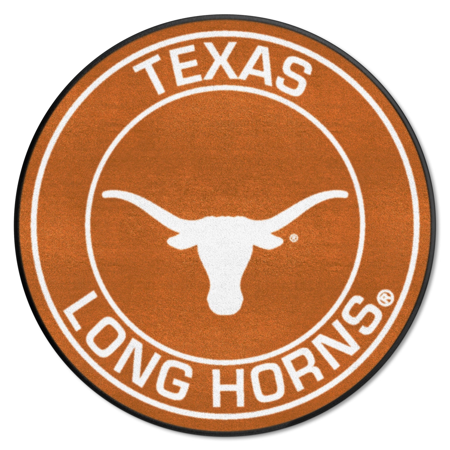 Texas Longhorns Roundel Rug - 27in. Diameter
