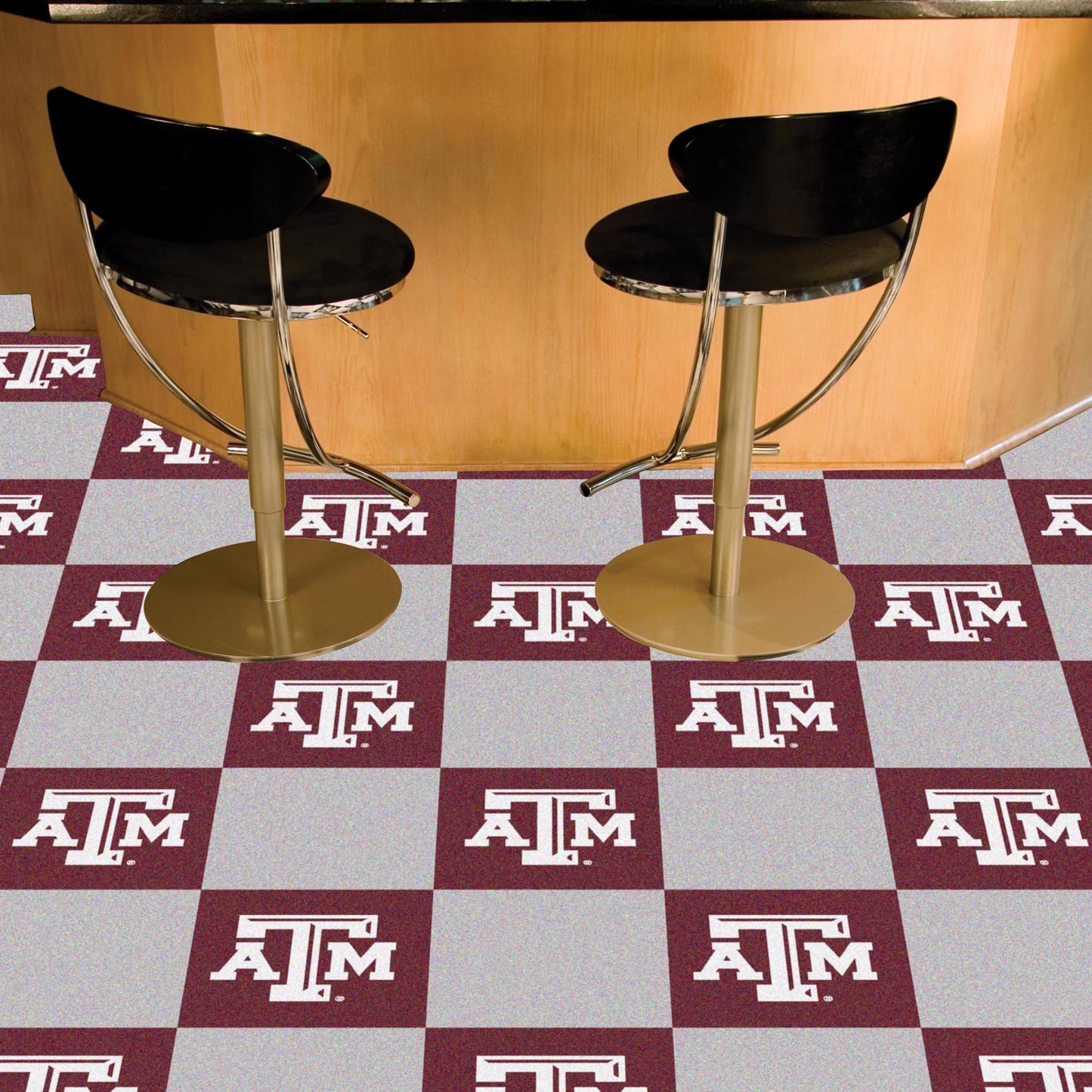 Texas A&M Aggies Team Carpet Tiles - 45 Sq Ft.