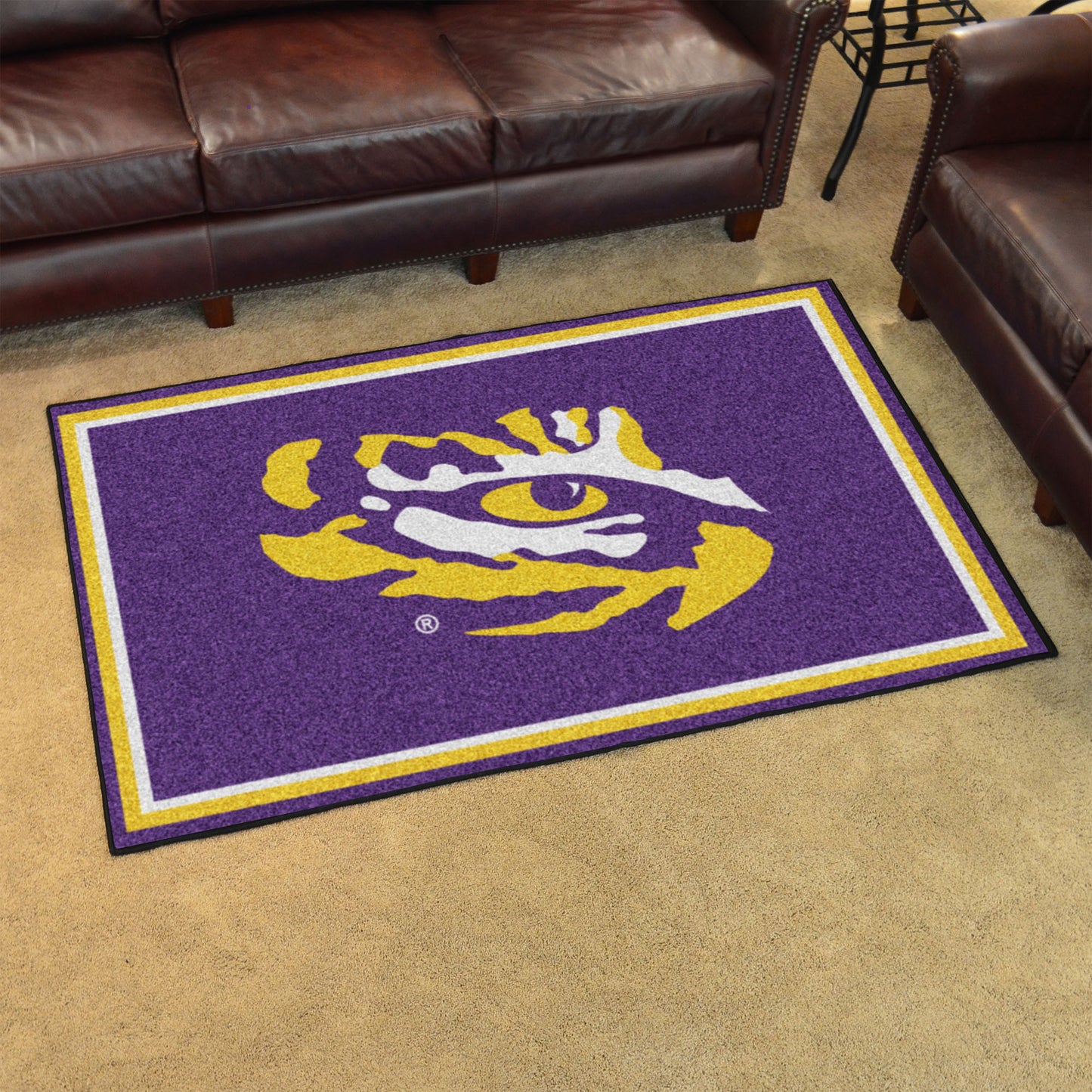 LSU Tigers 4ft. x 6ft. Plush Area Rug