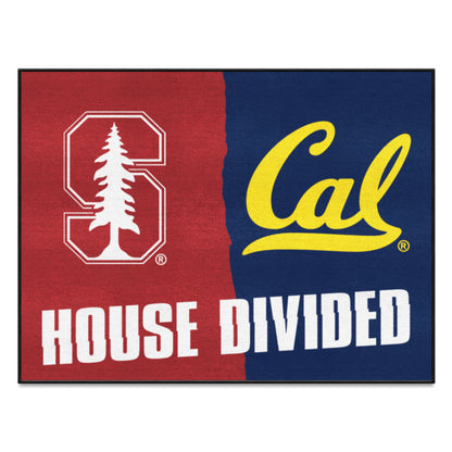 Stanford / UC-Berkeley House Divided Rug - 34 in. x 42.5 in.