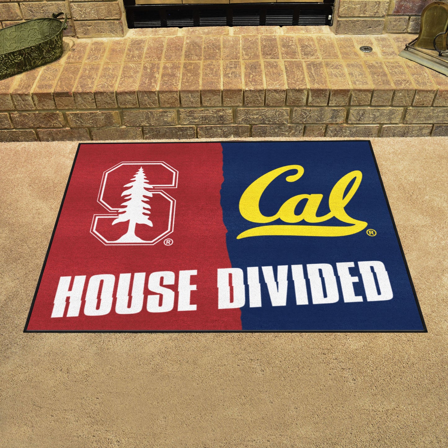 Stanford / UC-Berkeley House Divided Rug - 34 in. x 42.5 in.