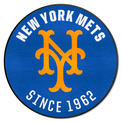 New York Mets Roundel Rug - 27in. Diameter - Retro Collection, 2014 New York Mets