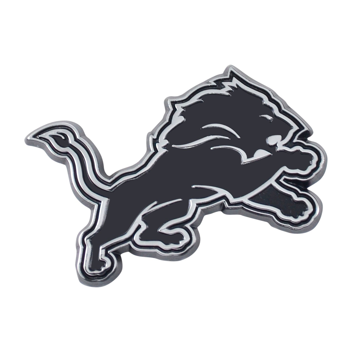 Detroit Lions 3D Chromed Metal Emblem