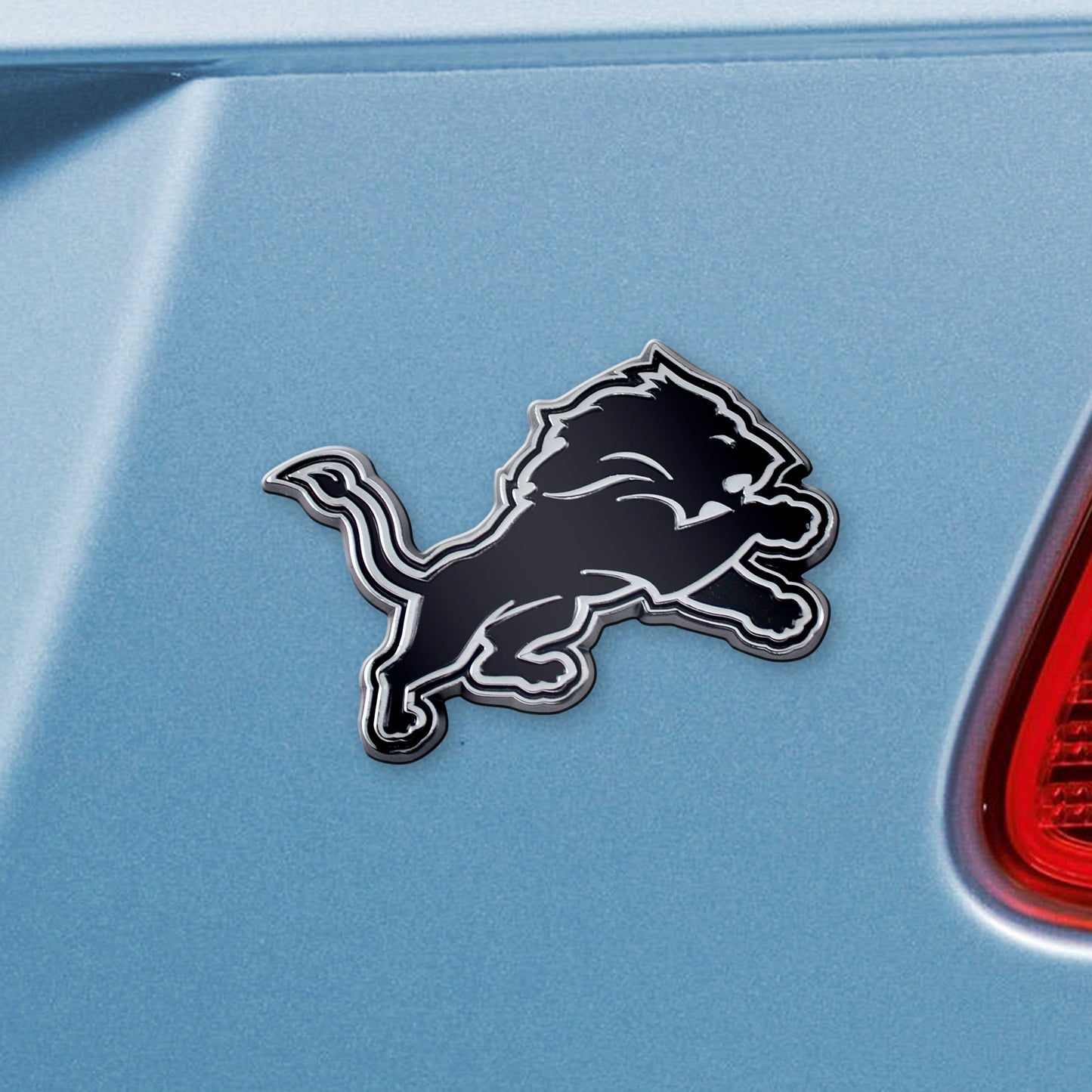 Detroit Lions 3D Chromed Metal Emblem