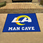 Los Angeles Rams Man Cave All-Star Rug - 34 in. x 42.5 in.
