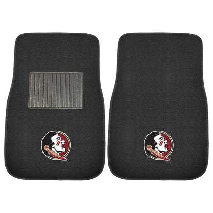 Florida State Seminoles Embroidered Car Mat Set - 2 Pieces