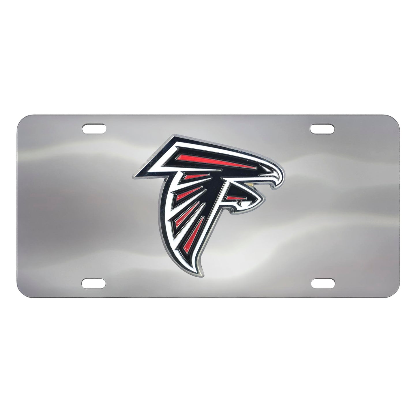 Atlanta Falcons 3D Stainless Steel License Plate