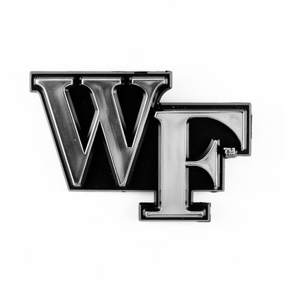 Wake Forest Demon Deacons Molded Chrome Plastic Emblem