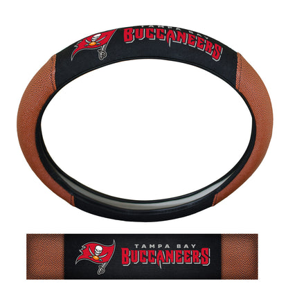 Tampa Bay Buccaneers Football Grip Steering Wheel Cover 15" Diameter