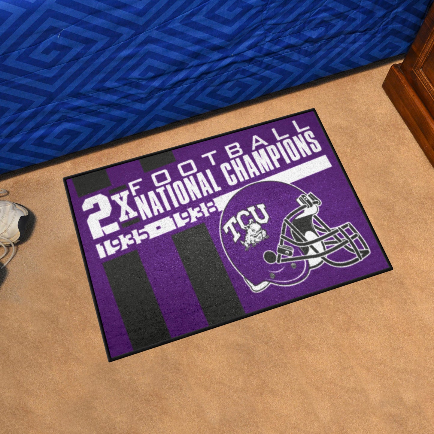TCU Horned Frogs Dynasty Starter Mat Accent Rug - 19in. x 30in.