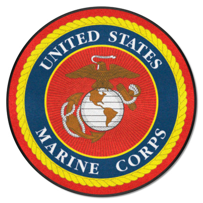 U.S. Marines 44in. Round Mat
