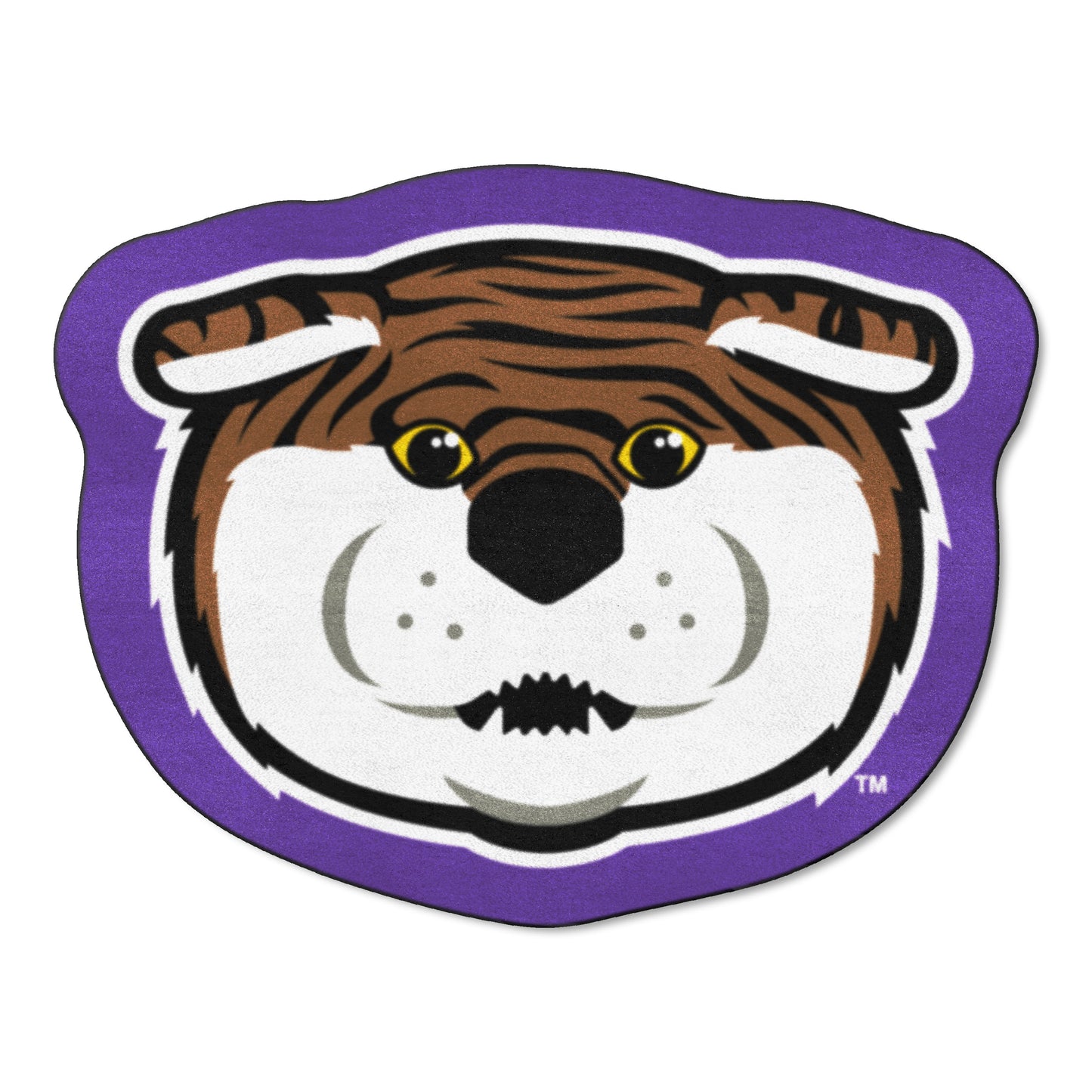 LSU Tigers Mascot Rug - Mike The Tiger Logo