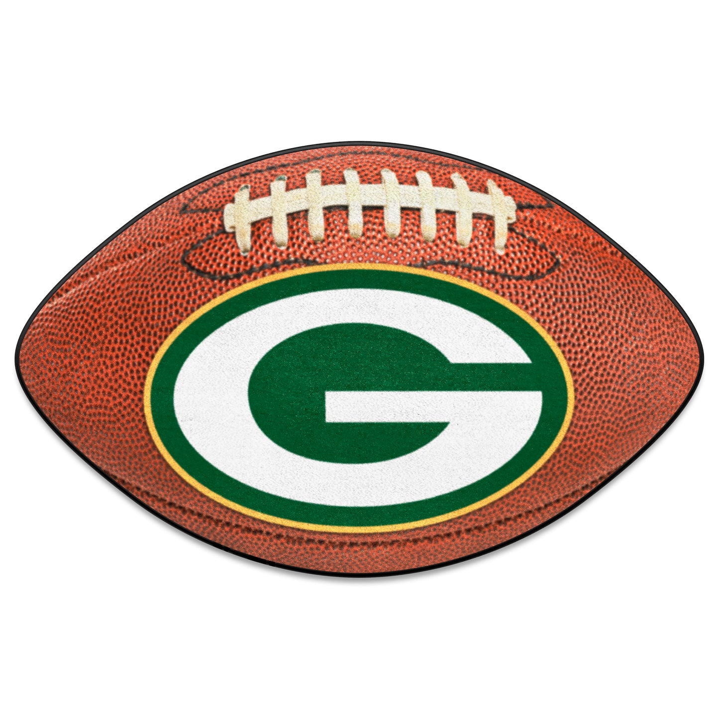 Green Bay Packers Football Rug - 20.5in. x 32.5in.