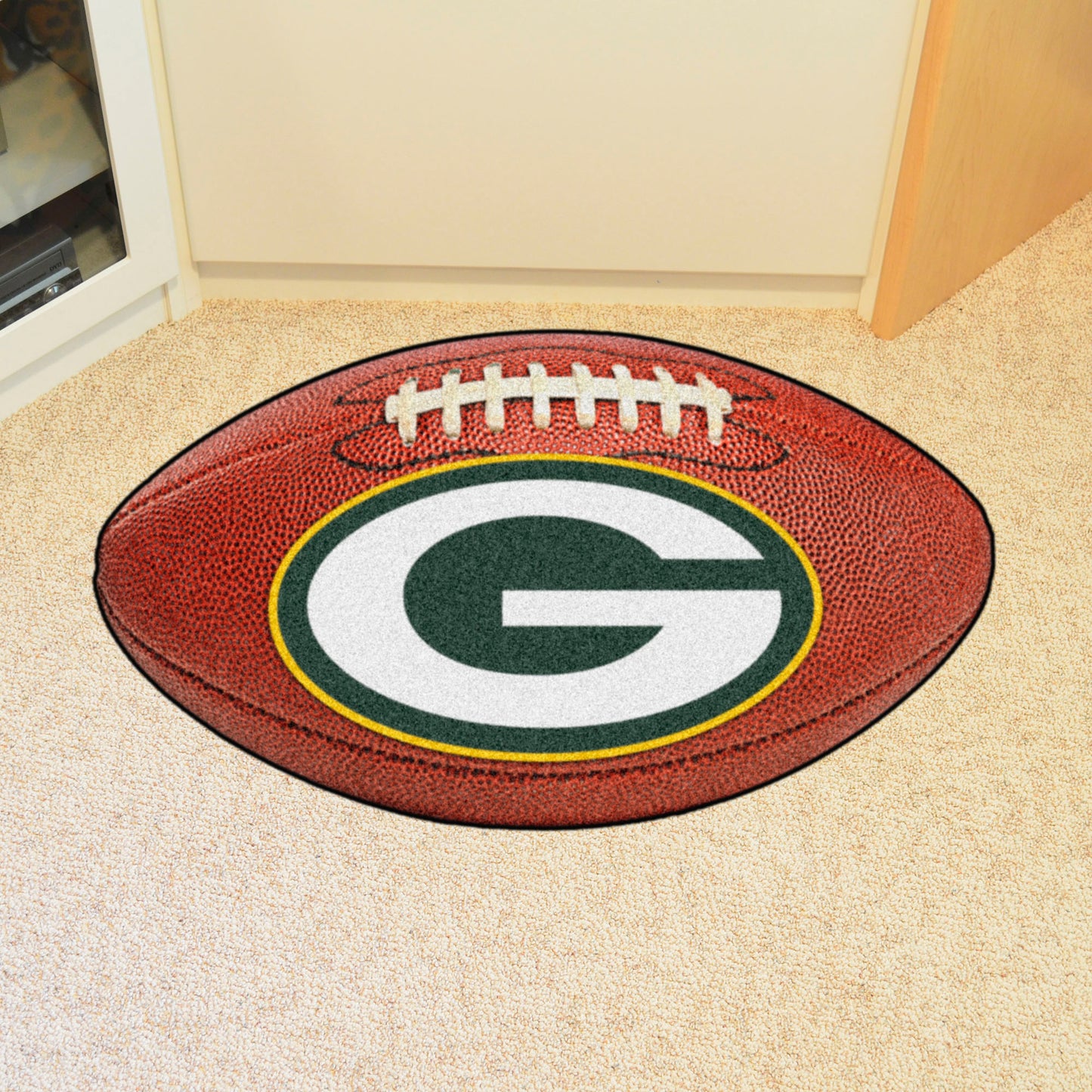 Green Bay Packers Football Rug - 20.5in. x 32.5in.