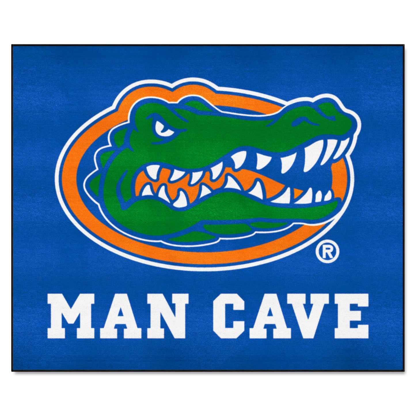 Florida Gators Man Cave Tailgater Rug - 5ft. x 6ft. - Gator Head Primary Logo