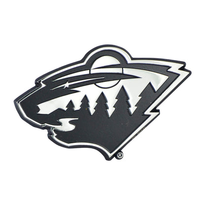 Minnesota Wild 3D Chromed Metal Emblem