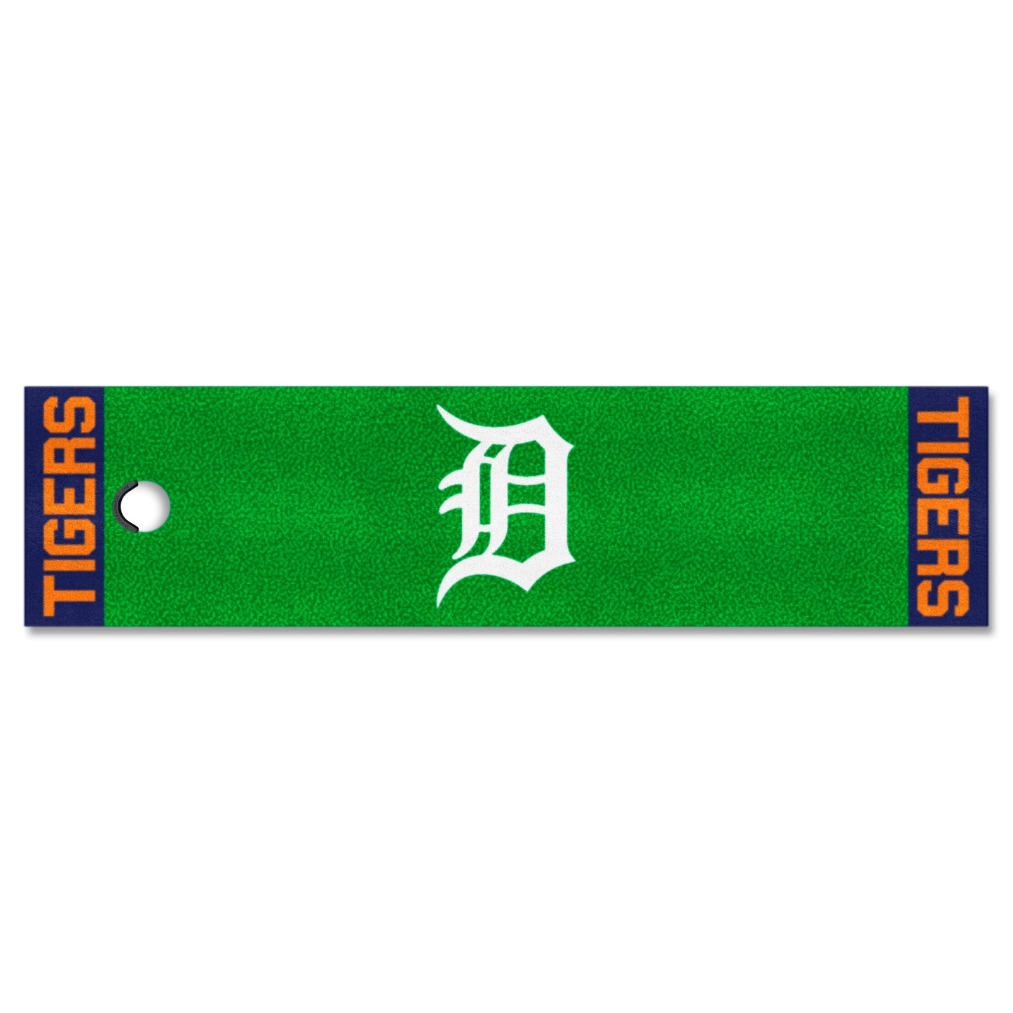 Detroit Tigers Putting Green Mat - 1.5ft. x 6ft. - D Primary Logo