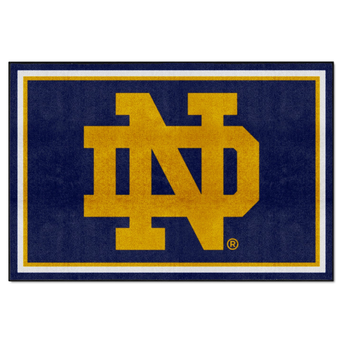 Notre Dame Fighting Irish 5ft. x 8 ft. Plush Area Rug - ND Primary Logo