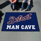 Detroit Tigers Man Cave Ulti-Mat Rug - 5ft. x 8ft. - Detroit Script Alternate Logo