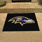 Baltimore Ravens All-Star Rug - 34 in. x 42.5 in. - Black