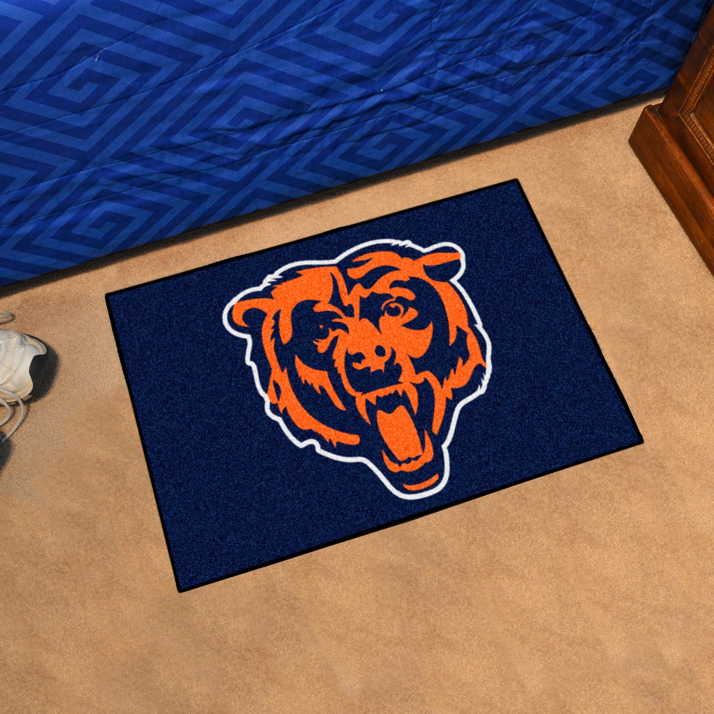 Chicago Bears Starter Accent Rug - 19in. x 30in. - Bear Head Logo