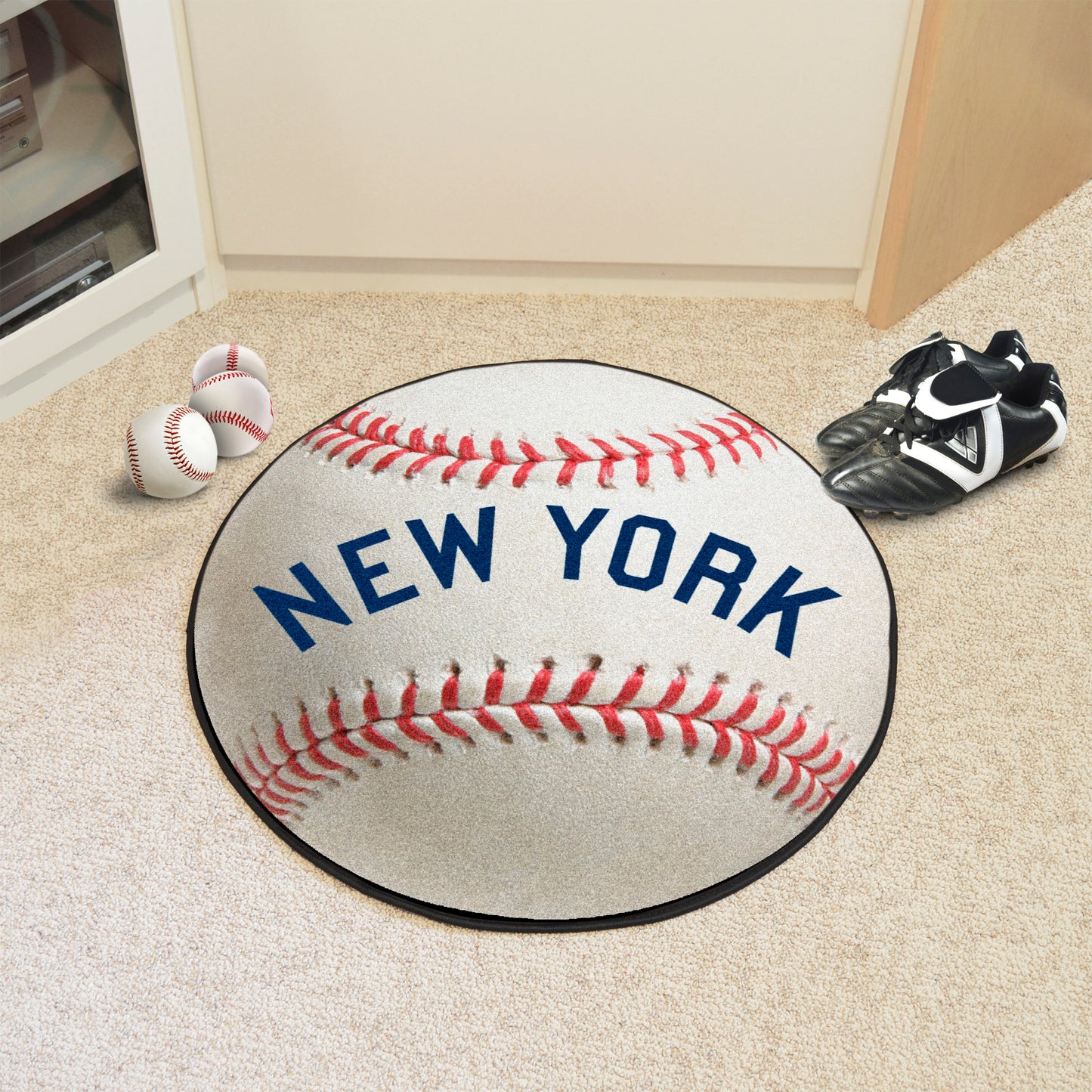 New York Yankees Baseball Rug - 27in. Diameter - Retro Collection, 1927 New York Yankees