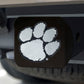 Clemson Tigers Black Metal Hitch Cover with Metal Chrome 3D Emblem