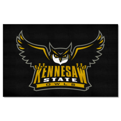 Kennesaw State Owls Ulti-Mat Rug - 5ft. x 8ft. - "Owl" Logo & Wordmark