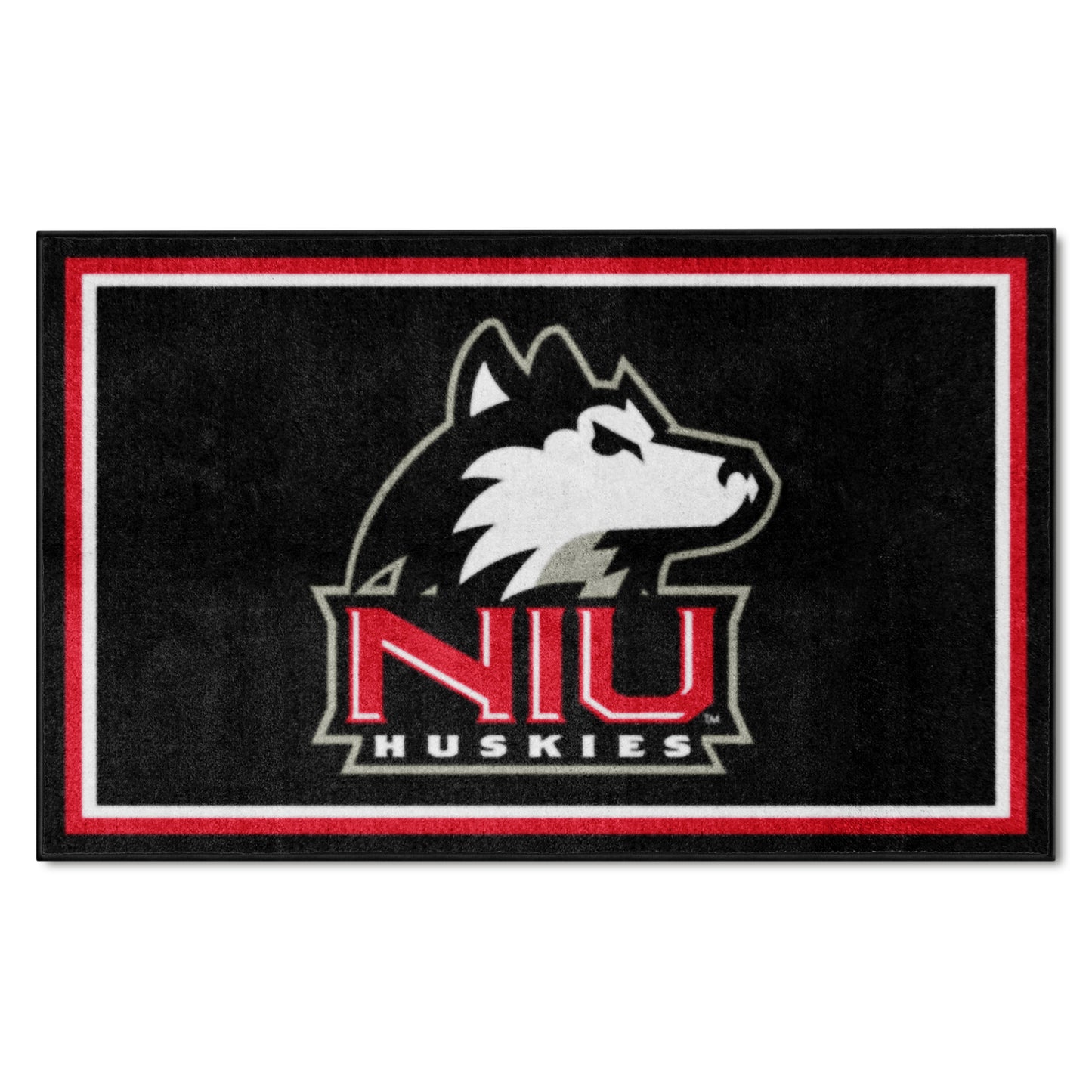 Northern Illinois Huskies 4ft. x 6ft. Plush Area Rug