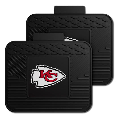 Kansas City Chiefs Back Seat Car Utility Mats - 2 Piece Set