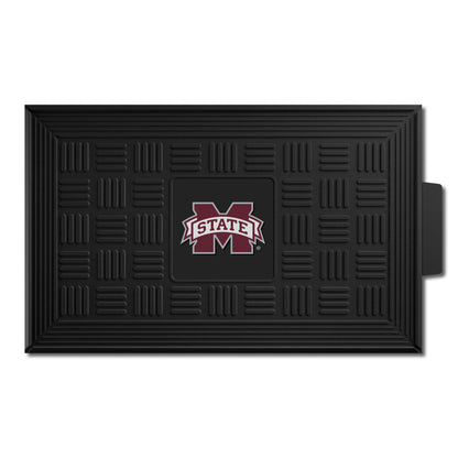 Mississippi State Bulldogs Heavy Duty Vinyl Medallion Door Mat - 19.5in. x 31in.