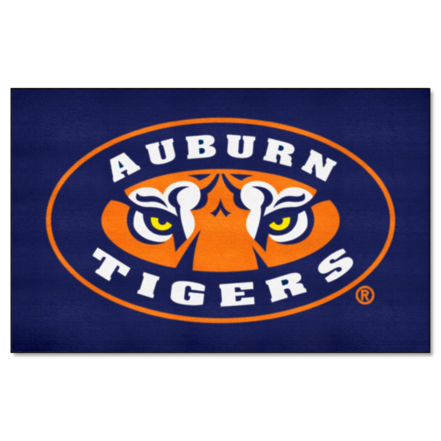 Auburn Tigers Ulti-Mat Rug - 5ft. x 8ft. - Tiger Eyes Secondary Logo