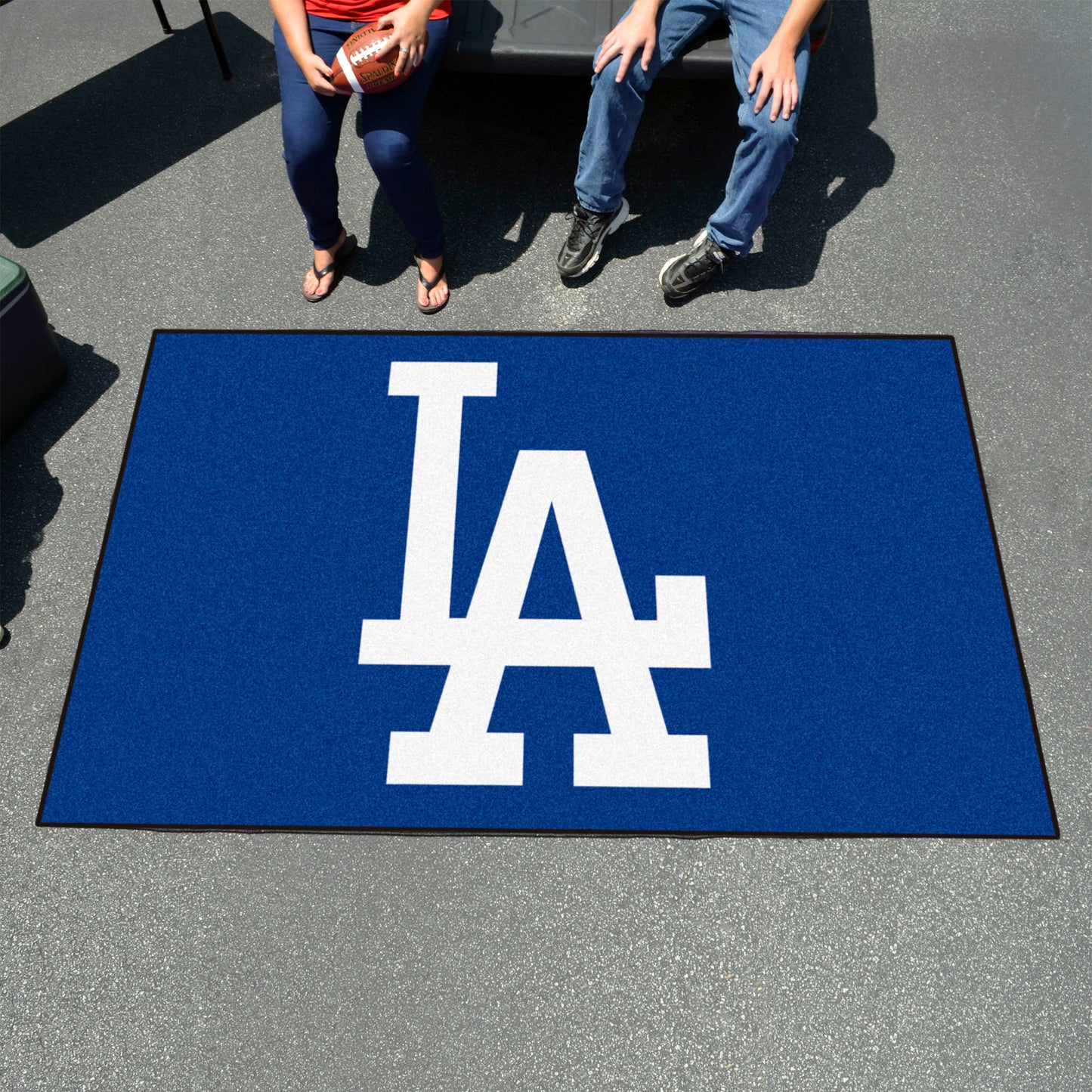 Los Angeles Dodgers Ulti-Mat Rug - 5ft. x 8ft. - LA Alternate Logo