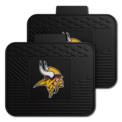 Minnesota Vikings Back Seat Car Utility Mats - 2 Piece Set