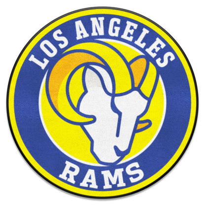 Los Angeles Rams Roundel Rug - 27in. Diameter