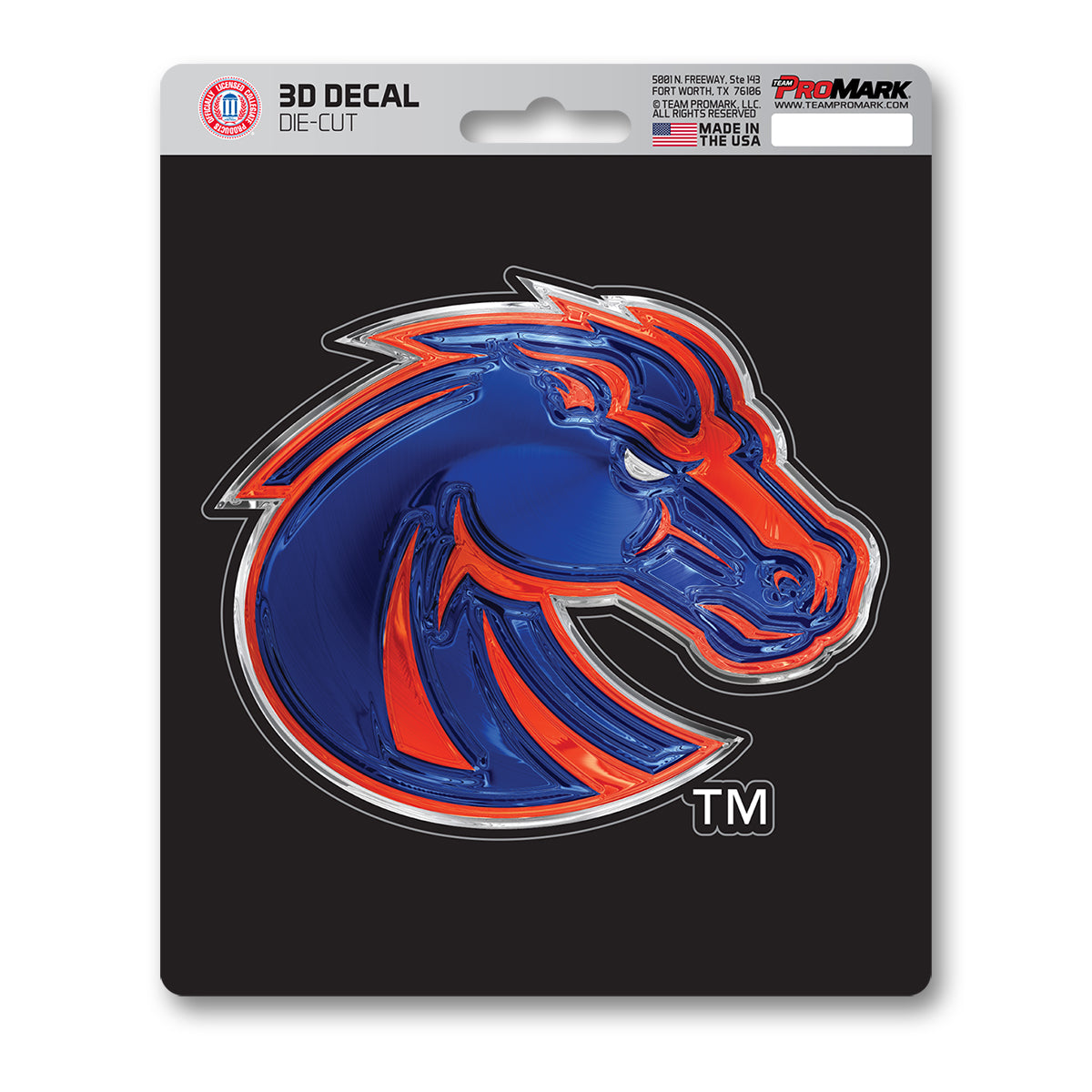 Boise State Broncos 3D Decal Sticker