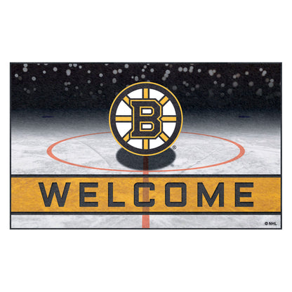 Boston Bruins Crumb Rubber Door Mat - 18in. x 30in.