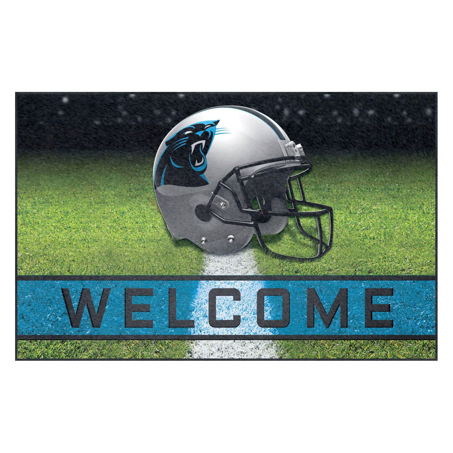 Carolina Panthers Crumb Rubber Door Mat - 18in. x 30in.