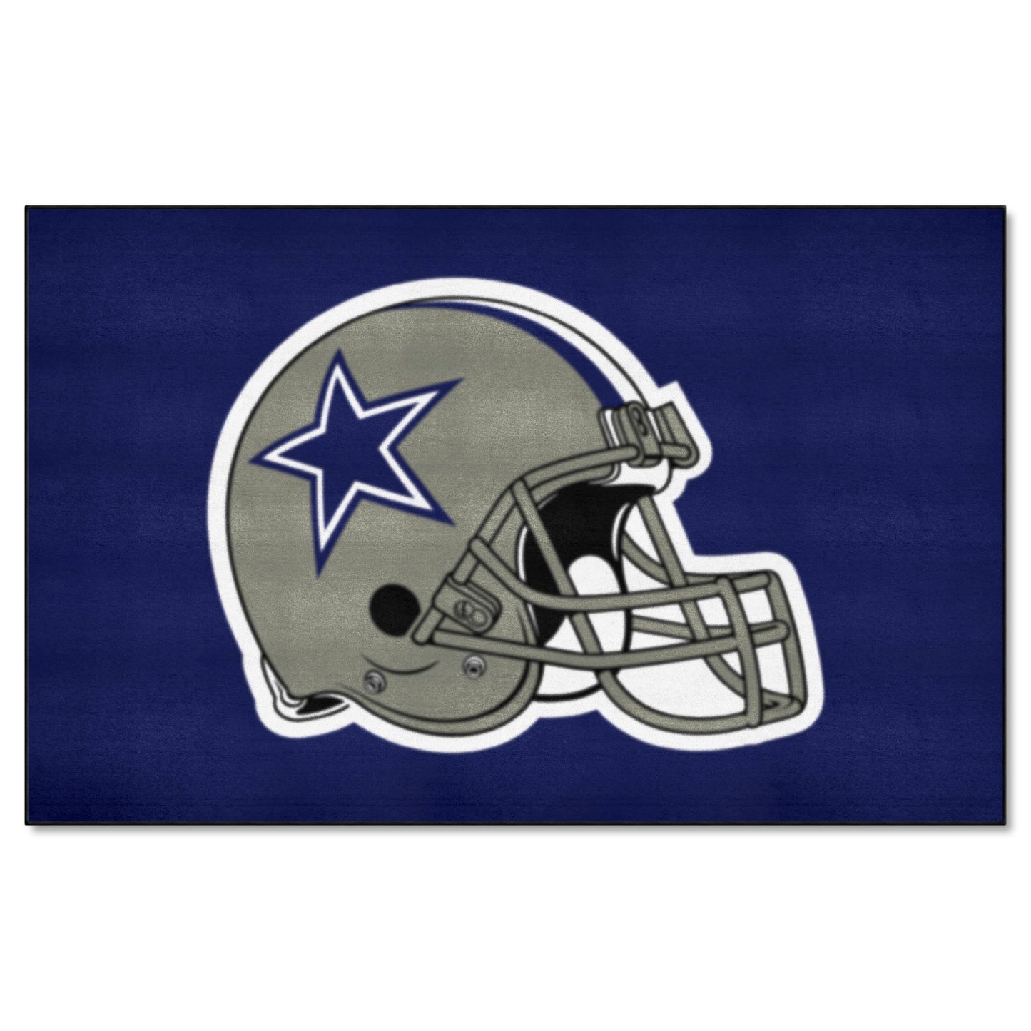 Dallas Cowboys Ulti-Mat Rug - 5ft. x 8ft. - Cowboys Helmet Logo