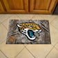 Jacksonville Jaguars Rubber Scraper Door Mat, Camo Color