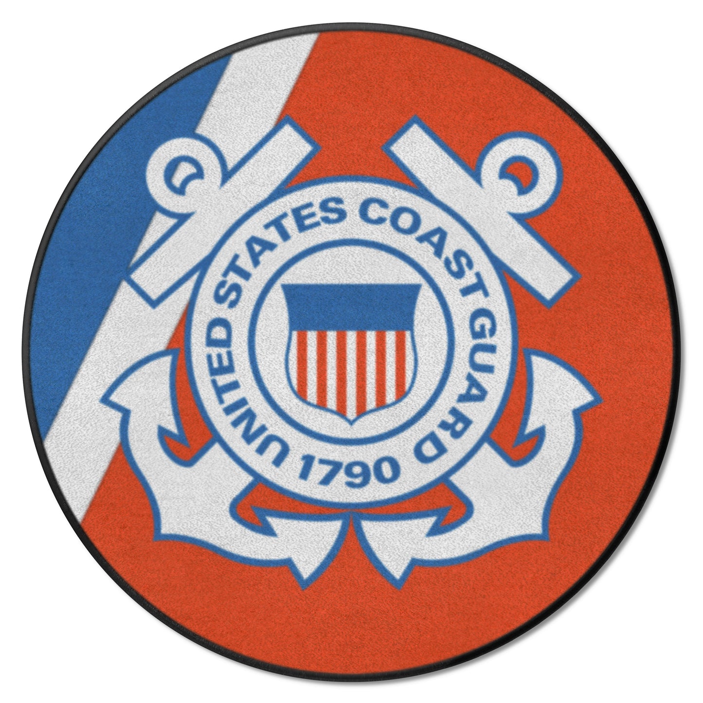 U.S. Coast Guard 44in. Round Mat