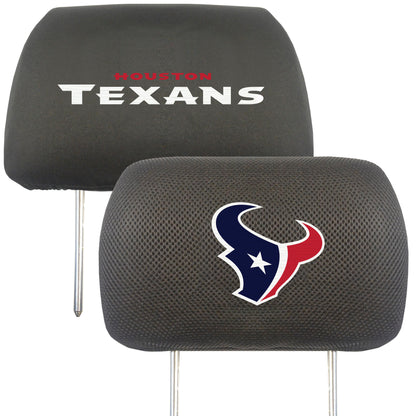 Houston Texans Embroidered Head Rest Cover Set - 2 Pieces