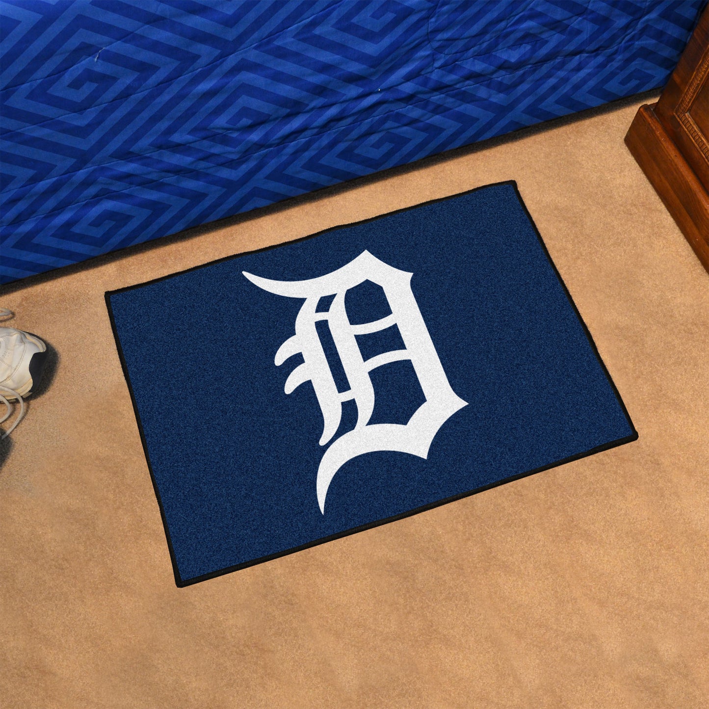 Detroit Tigers Starter Accent Rug - 19in. x 30in. - D Primary Logo