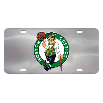 Boston Celtics 3D Stainless Steel License Plate
