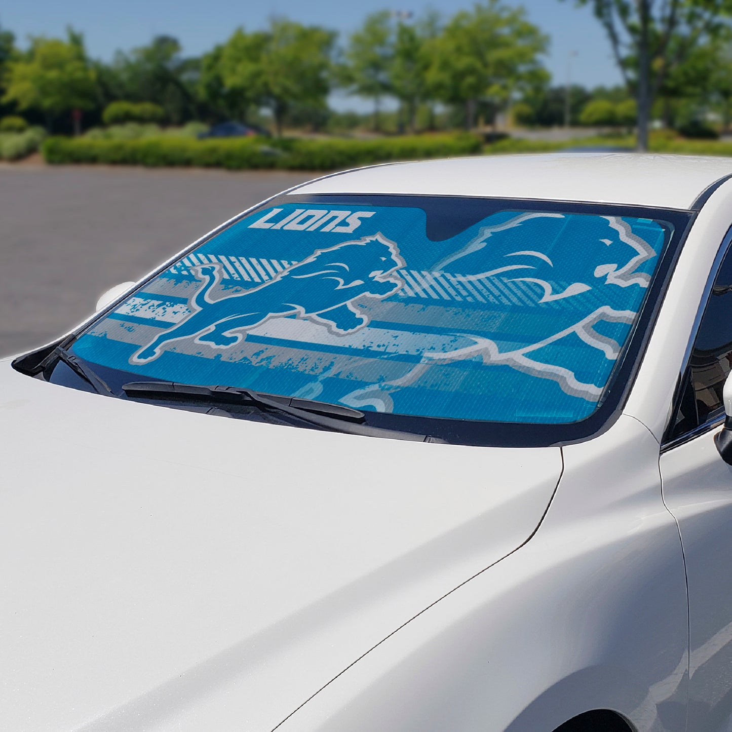 Detroit Lions Windshield Sun Shade