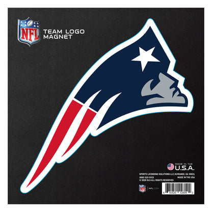 New England Patriots Large Team Logo Magnet 10" (11.0902"x11.7265")