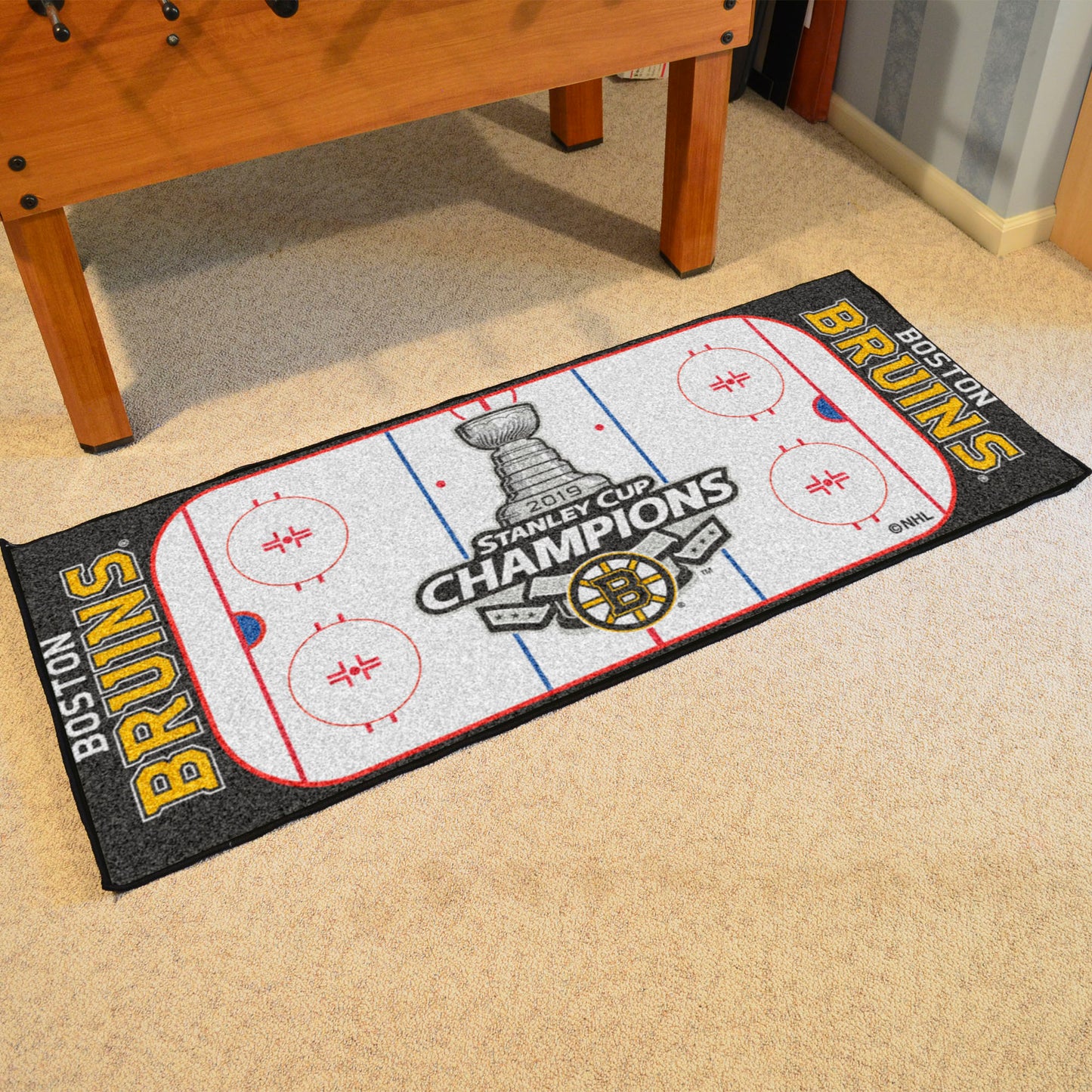 Pittsburgh Penguins 2019 NHL Stanley Cup Champions Field Runner Mat - 30in. x 72in.