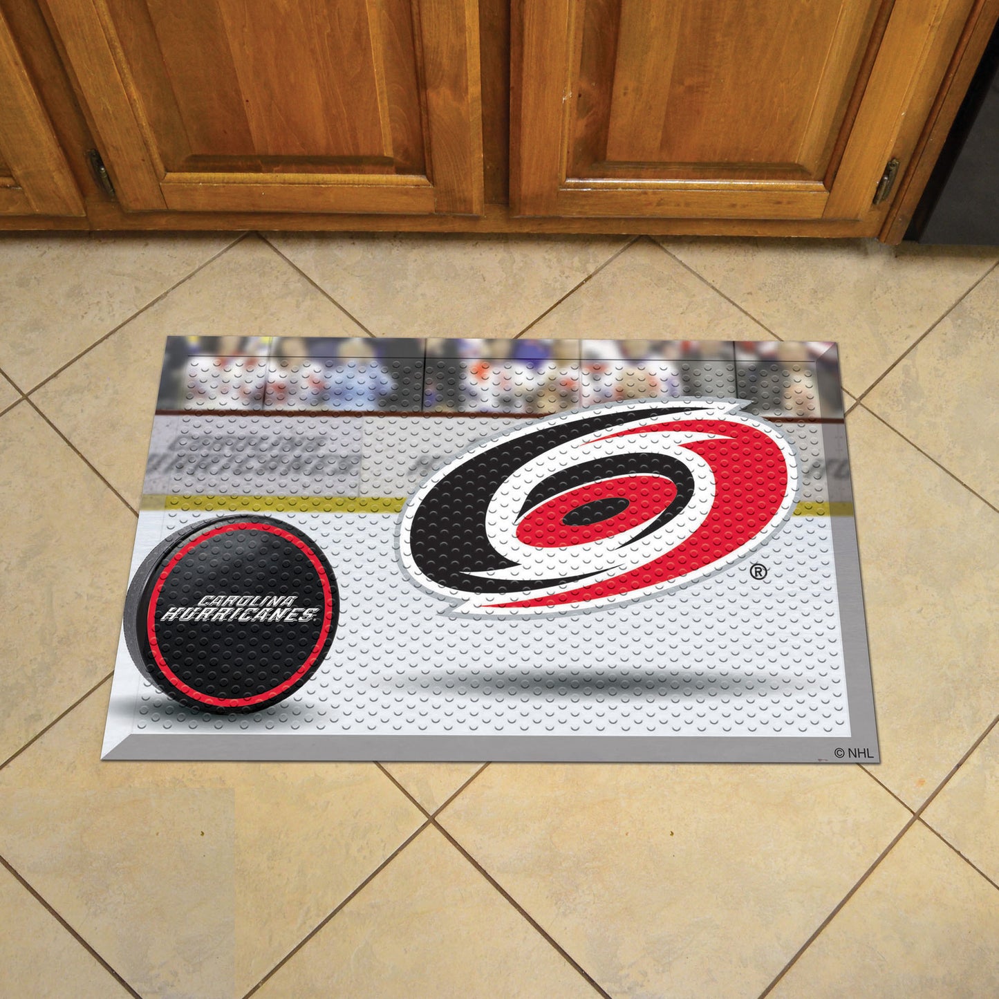 Carolina Hurricanes Rubber Scraper Door Mat